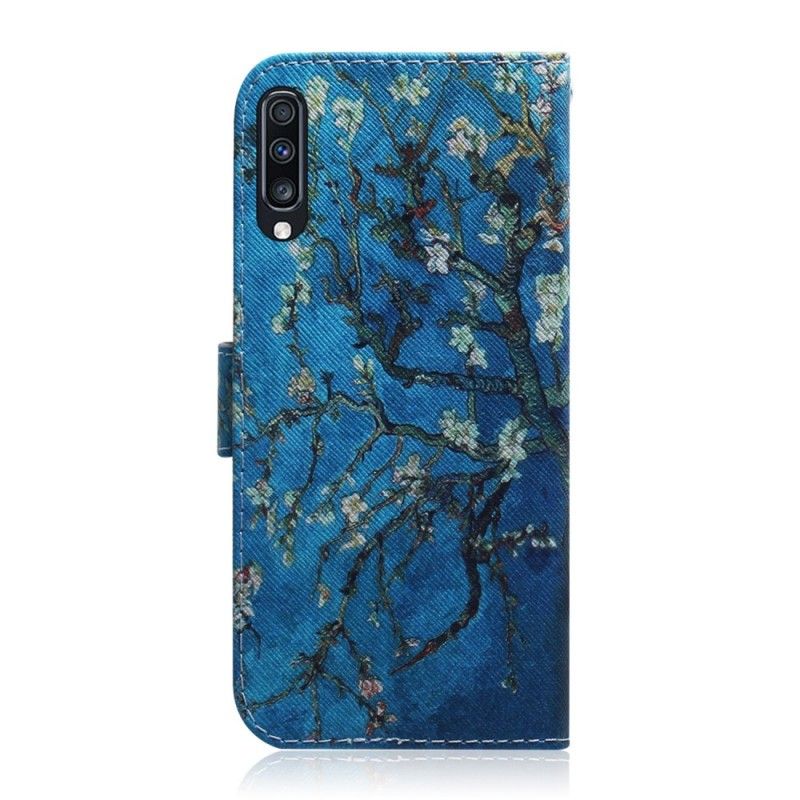 Leren Hoesje voor Samsung Galaxy A70 Bloeiende Boomtak