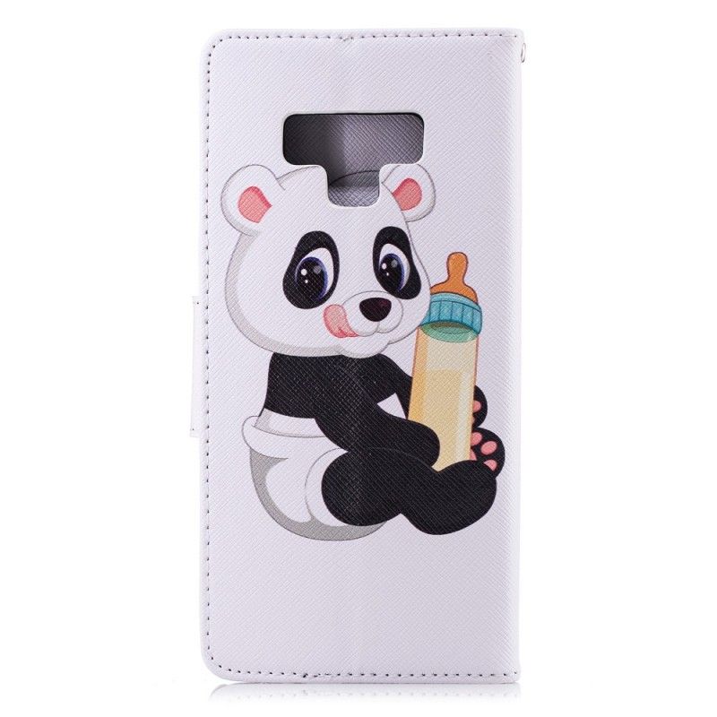 Bescherming Hoesje Samsung Galaxy Note 9 Telefoonhoesje Babypanda