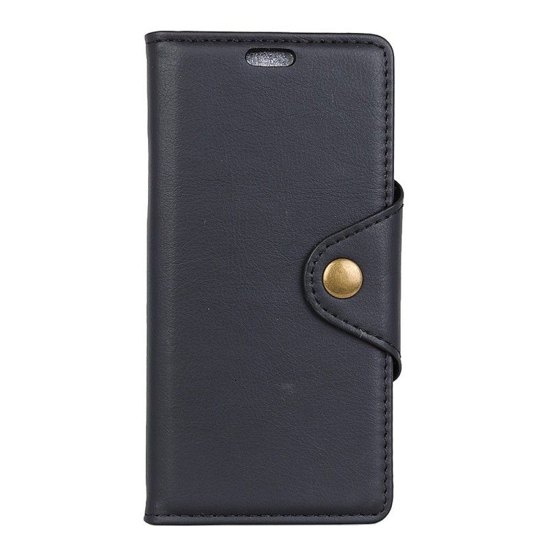 Cover Folio-hoesje Samsung Galaxy Note 9 Wit Telefoonhoesje Knoop Imitatieleer