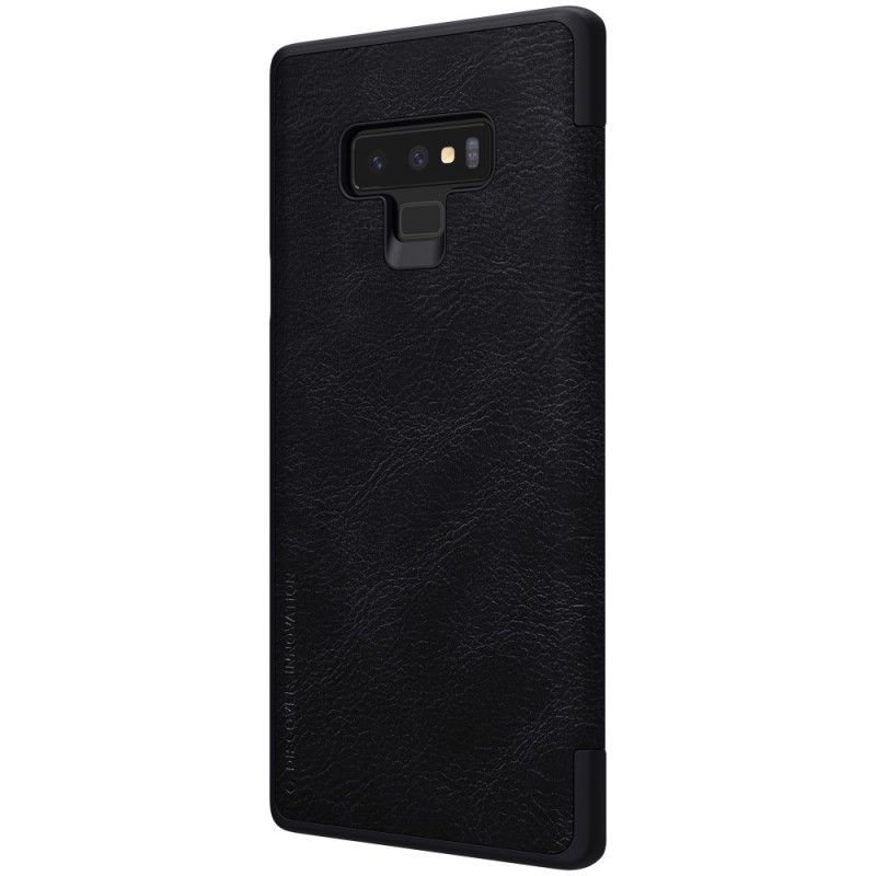 Folio-hoesje Samsung Galaxy Note 9 Bruin Zwart Nillkin Qin-Reeks