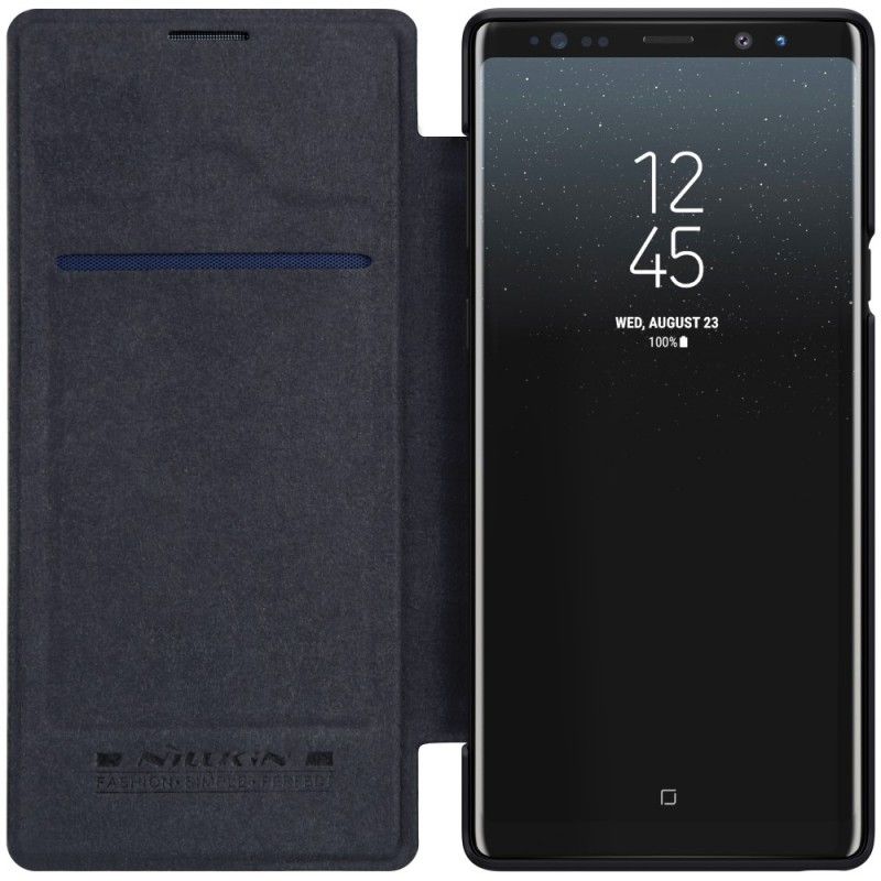 Folio-hoesje Samsung Galaxy Note 9 Bruin Zwart Nillkin Qin-Reeks