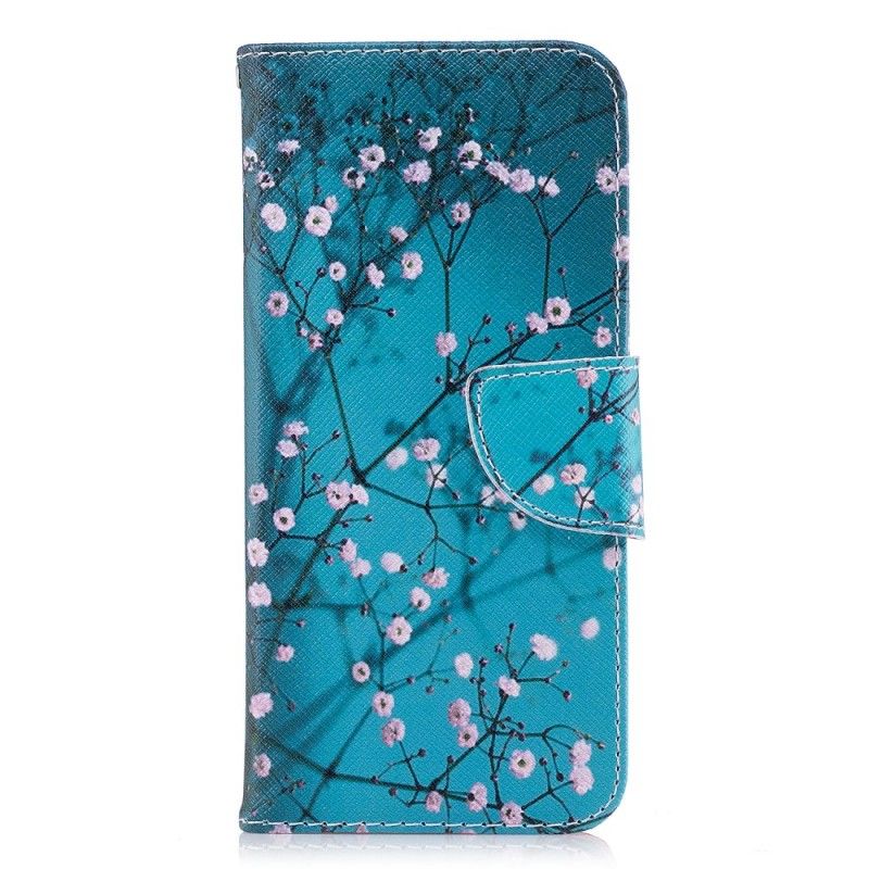 Flip Case Leren Samsung Galaxy S9 Bloeiende Boom