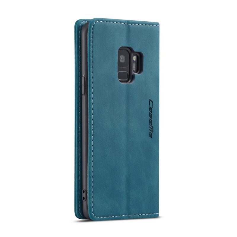 Folio-hoesje voor Samsung Galaxy S9 Bruin Zwart Tas Van Imitatieleer