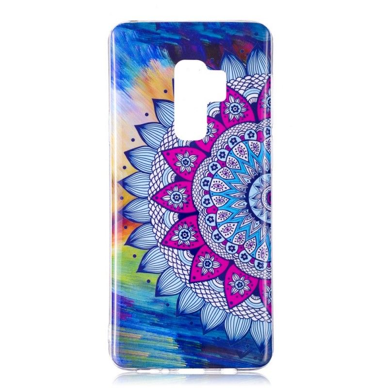 Hoesje Samsung Galaxy S9 Fluorescerende Mandala