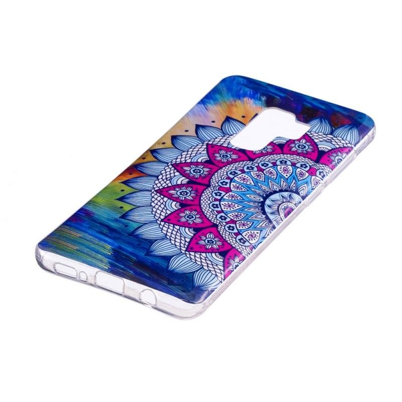 Hoesje Samsung Galaxy S9 Fluorescerende Mandala