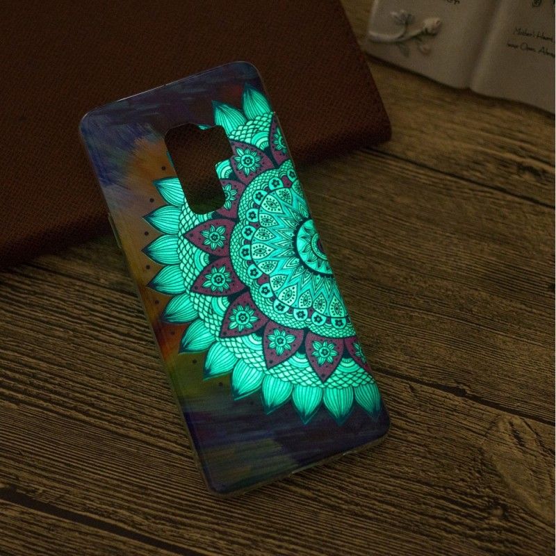 Hoesje Samsung Galaxy S9 Fluorescerende Mandala