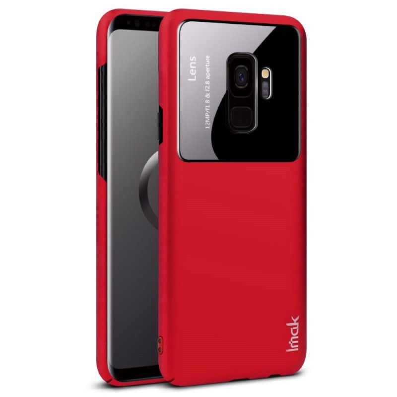 Hoesje Samsung Galaxy S9 Rood Wit Imak Jazzy Huidgevoel