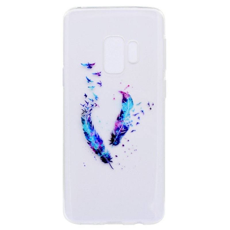 Hoesje Samsung Galaxy S9 Telefoonhoesje Transparante Veren