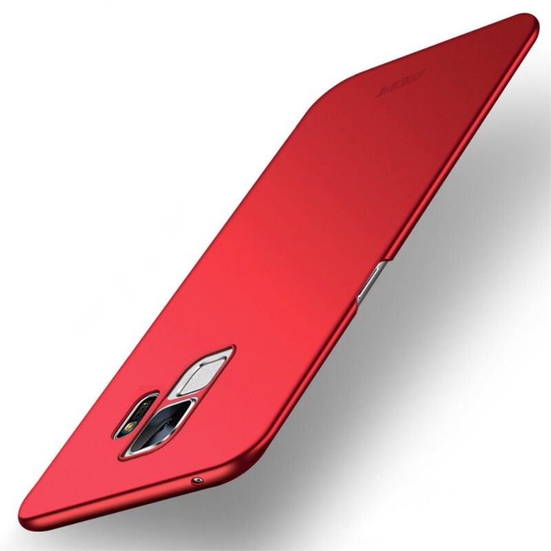 Hoesje voor Samsung Galaxy S9 Rood Zwart Mofi