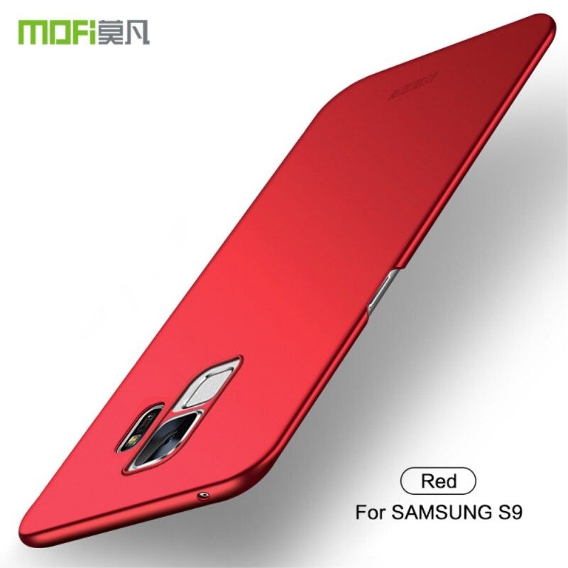 Hoesje voor Samsung Galaxy S9 Rood Zwart Mofi