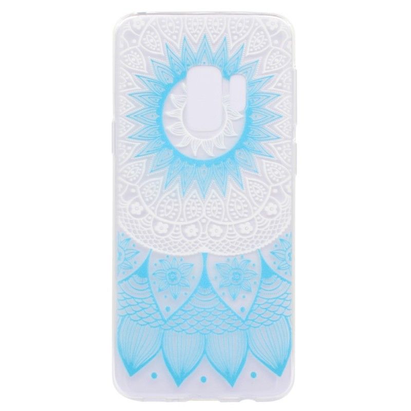 Hoesje voor Samsung Galaxy S9 Transparante Kleurrijke Mandala