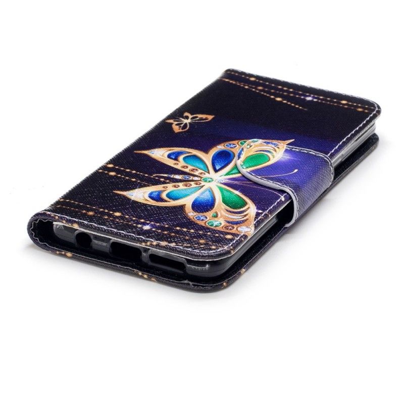 Leren Hoesje Samsung Galaxy S9 Magische Vlinder