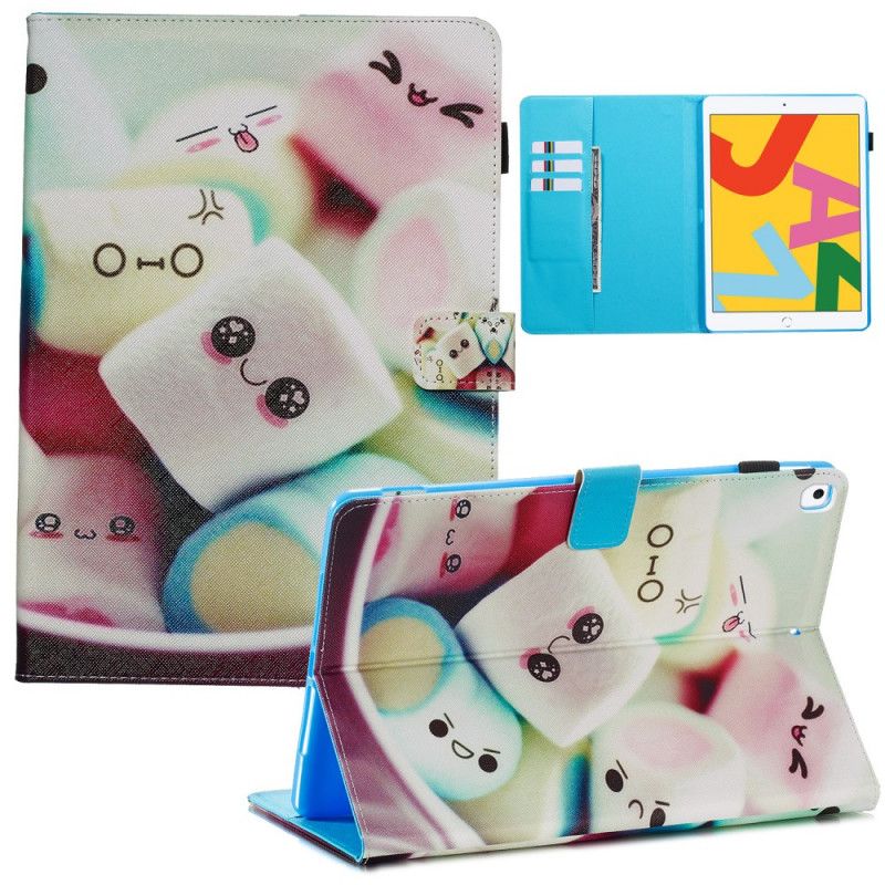 Bescherming Hoesje iPad 10.2" (2019) (2020) Telefoonhoesje Leuke Marshmallows