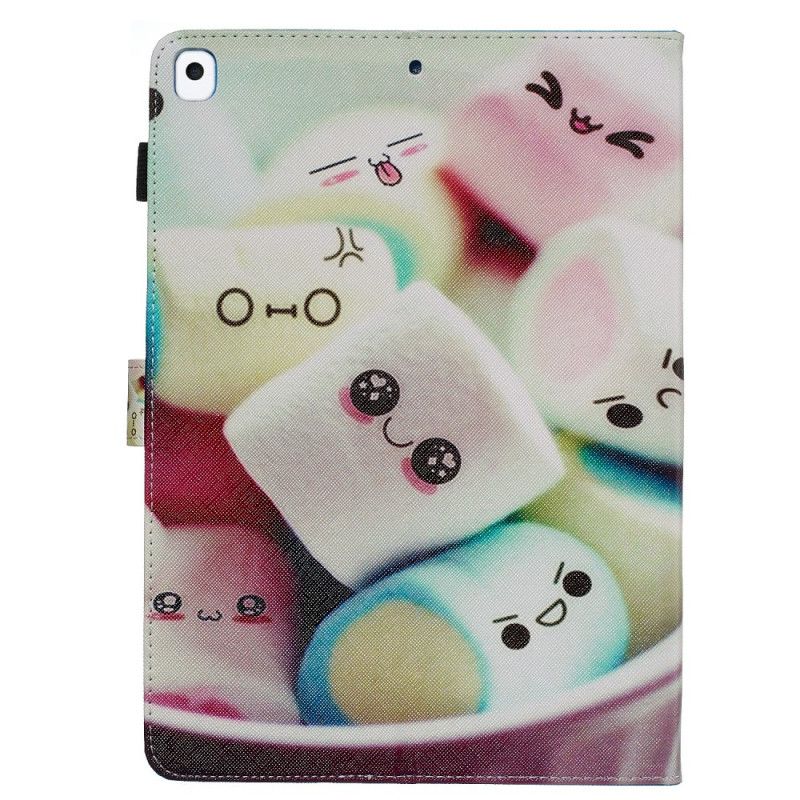 Bescherming Hoesje iPad 10.2" (2019) (2020) Telefoonhoesje Leuke Marshmallows