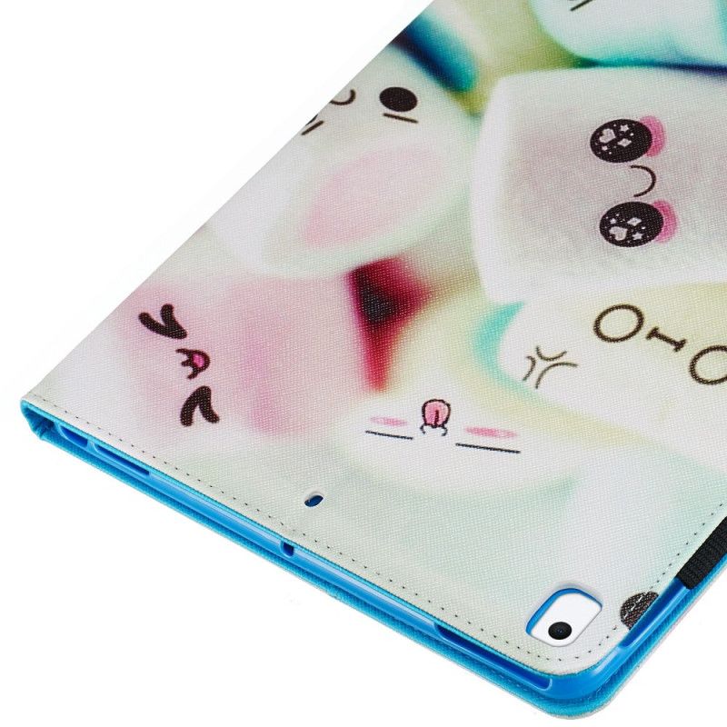 Bescherming Hoesje iPad 10.2" (2019) (2020) Telefoonhoesje Leuke Marshmallows