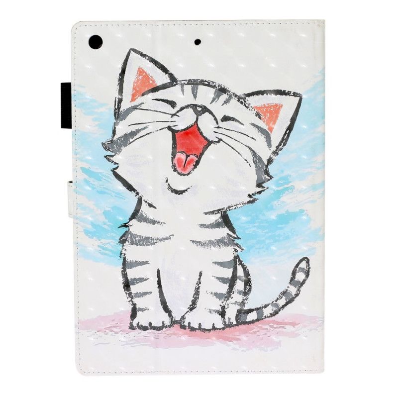 Cover Folio-hoesje iPad 10.2" (2019) (2020) Telefoonhoesje Leuke Kat