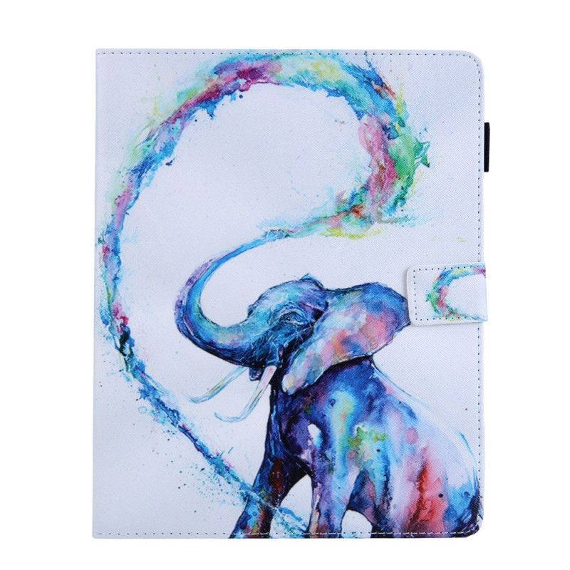 Cover Folio-hoesje iPad 10.2" (2019) (2020) Telefoonhoesje Olifant Art