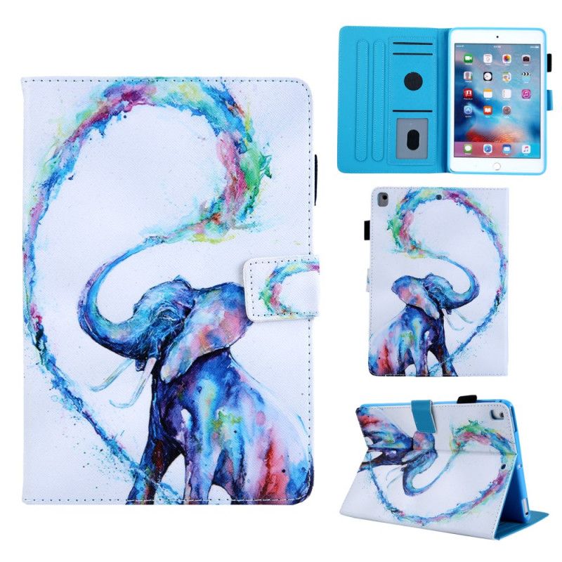 Cover Folio-hoesje iPad 10.2" (2019) (2020) Telefoonhoesje Olifant Art