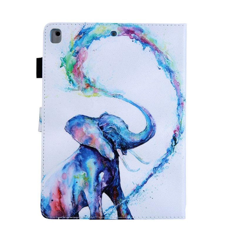 Cover Folio-hoesje iPad 10.2" (2019) (2020) Telefoonhoesje Olifant Art