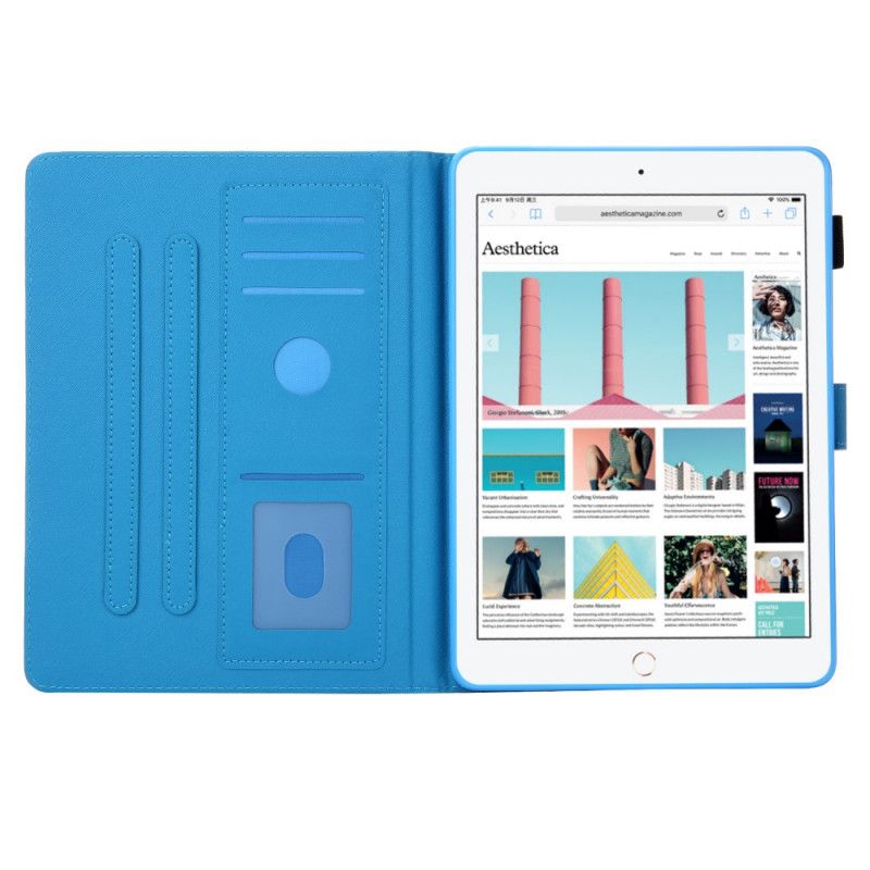 Cover Folio-hoesje iPad 10.2" (2019) (2020) Telefoonhoesje Olifant Art