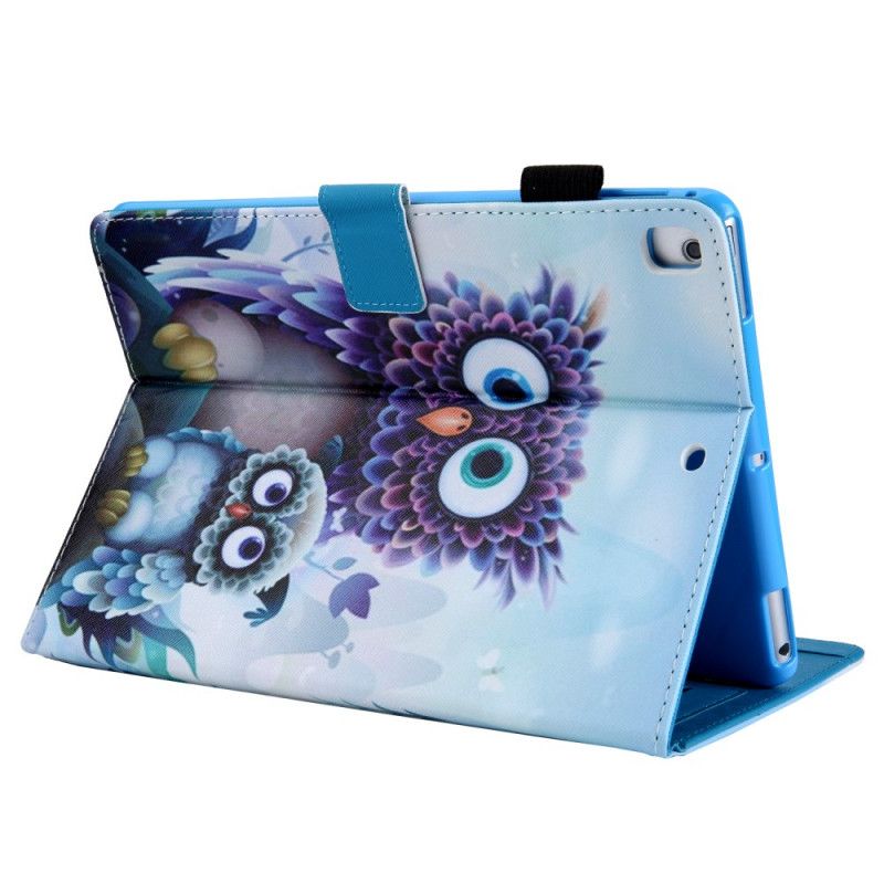 Cover Folio-hoesje iPad 10.2" (2019) (2020) Telefoonhoesje Verbijsterde Uilen