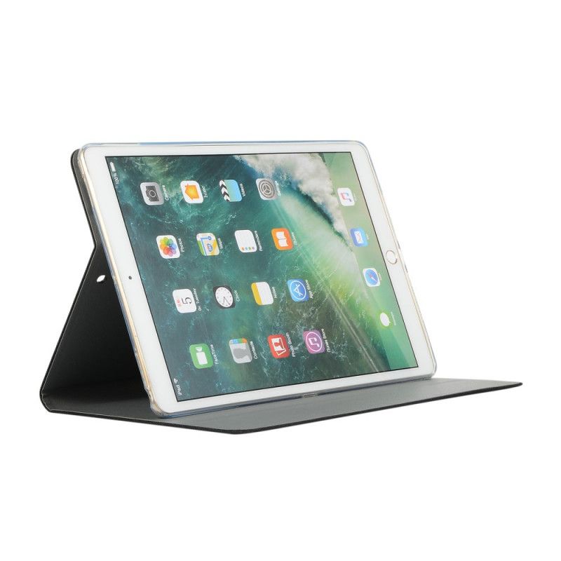 Cover iPad 10.2" (2019) (2020) Grijs Zwart Stofeffect