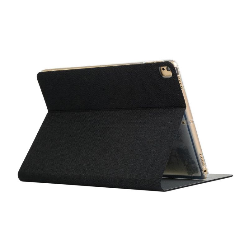 Cover iPad 10.2" (2019) (2020) Grijs Zwart Stofeffect