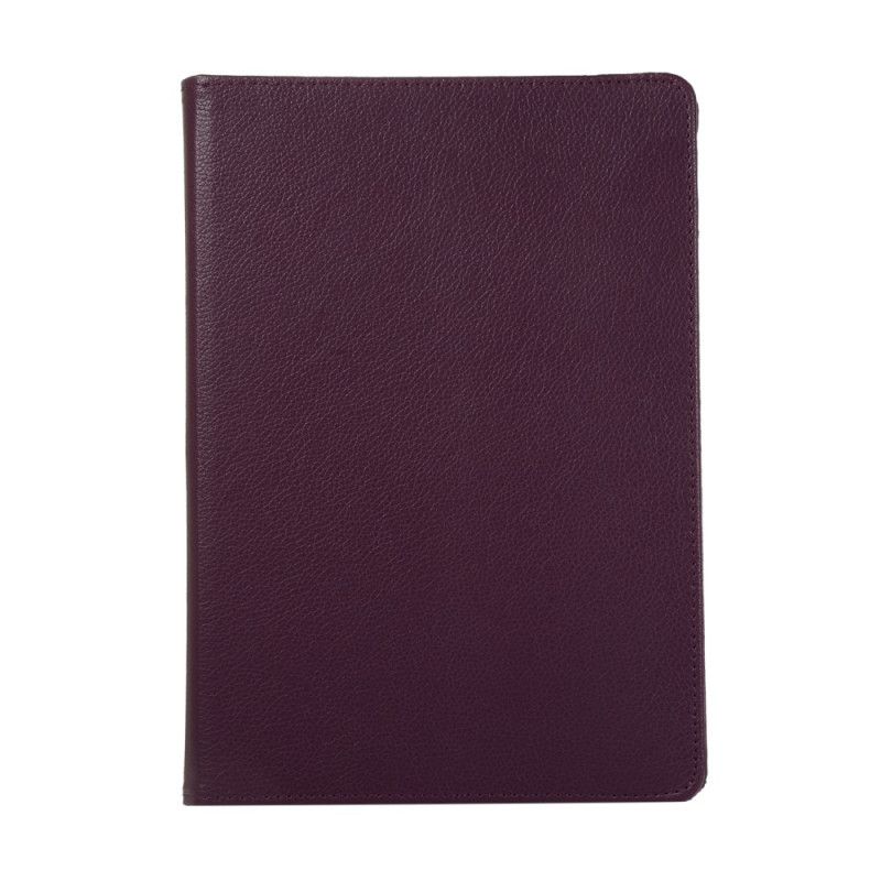 Cover voor iPad 10.2" (2019) (2020) Wit Zwart Lychee Kunstleer