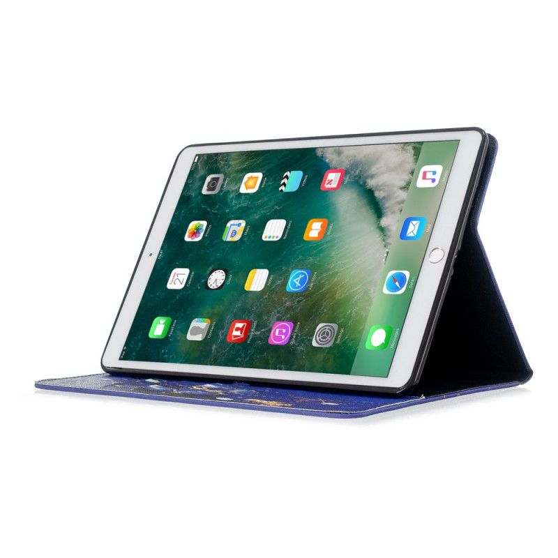 Cover voor iPad 10.2" (2019) (2020) Wit Zwart Mooie Vlinders