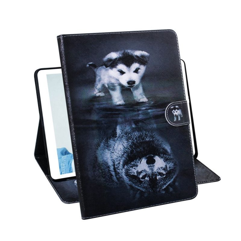 Leren Hoesje iPad 10.2" (2019) (2020) Kleine Hond