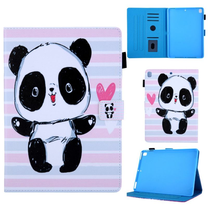 Leren Hoesje iPad 10.2" (2019) (2020) Panda Liefde