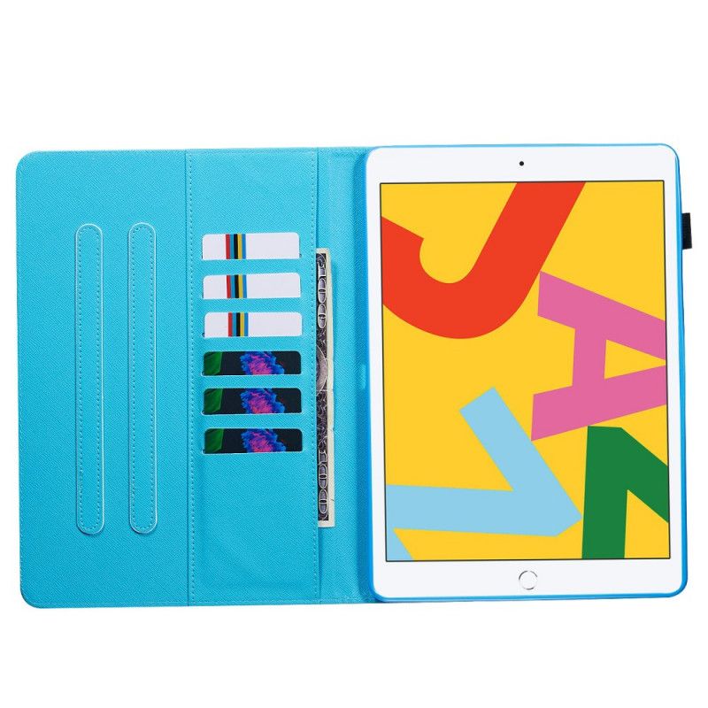 Leren Hoesje iPad 10.2" (2019) (2020) Retro Eiffeltoren