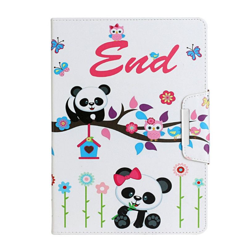 Leren Hoesje voor iPad 10.2" (2019) (2020) Panda-Einde