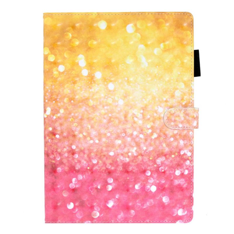 Leren Hoesje voor iPad 10.2" (2019) (2020) Verloop Glitter