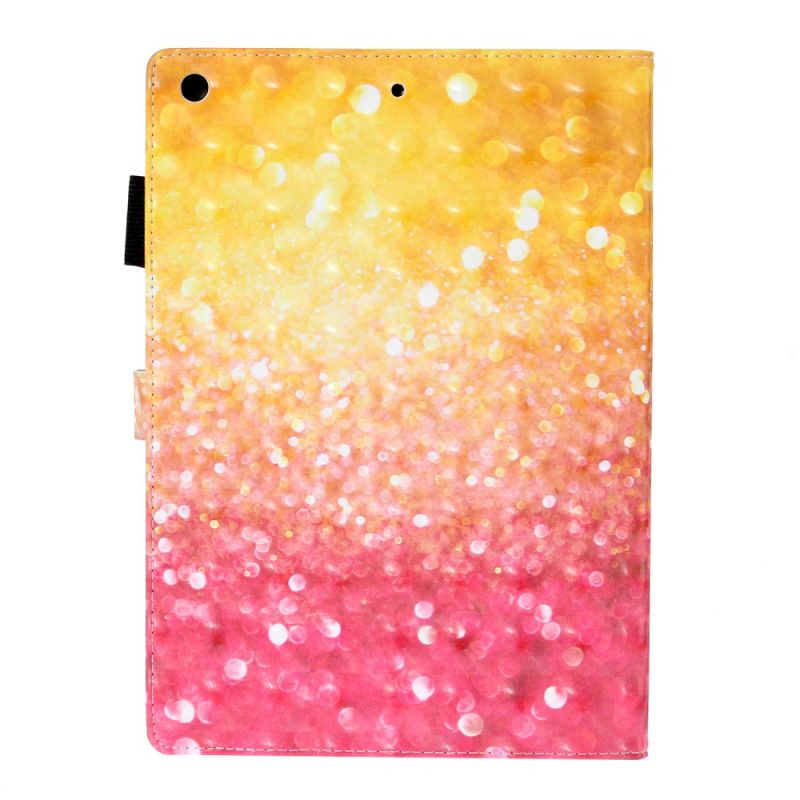 Leren Hoesje voor iPad 10.2" (2019) (2020) Verloop Glitter