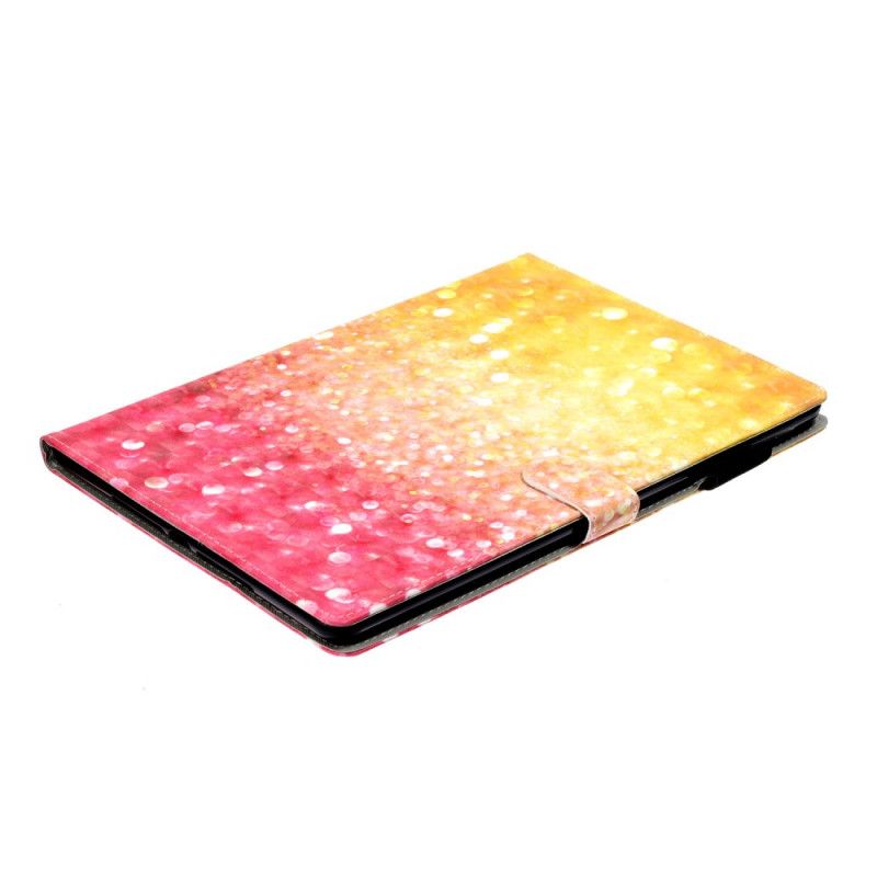 Leren Hoesje voor iPad 10.2" (2019) (2020) Verloop Glitter