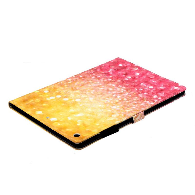 Leren Hoesje voor iPad 10.2" (2019) (2020) Verloop Glitter