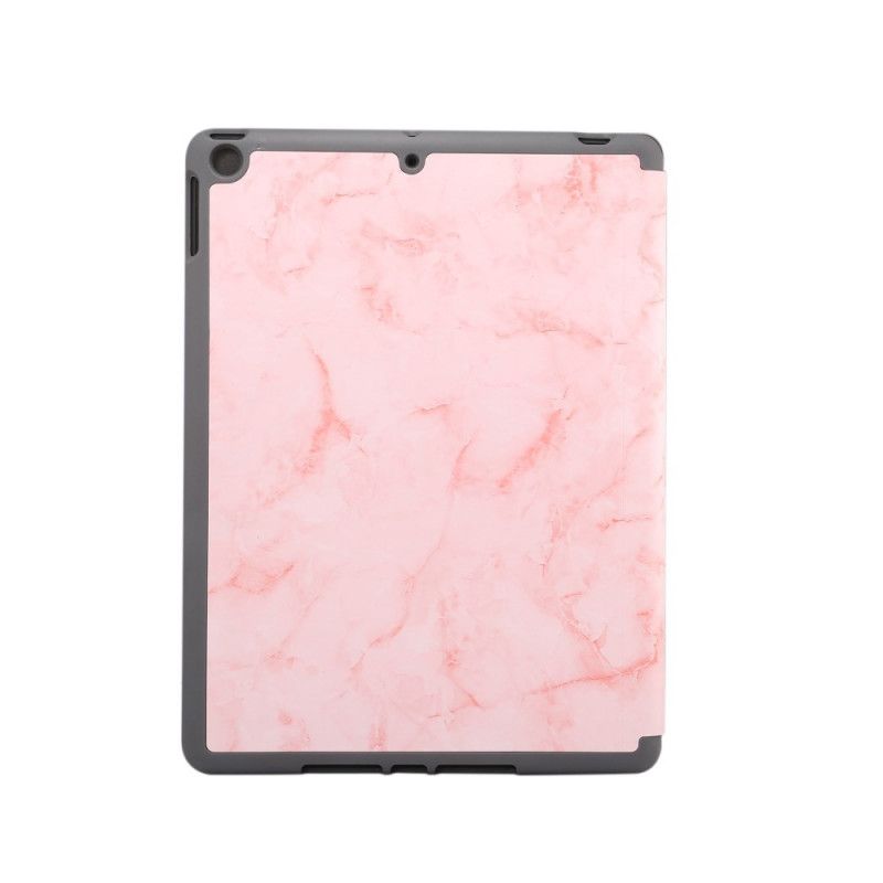 Smart Case iPad 10.2" (2019) (2020) Grijs Zwart Kunstleer Marmer