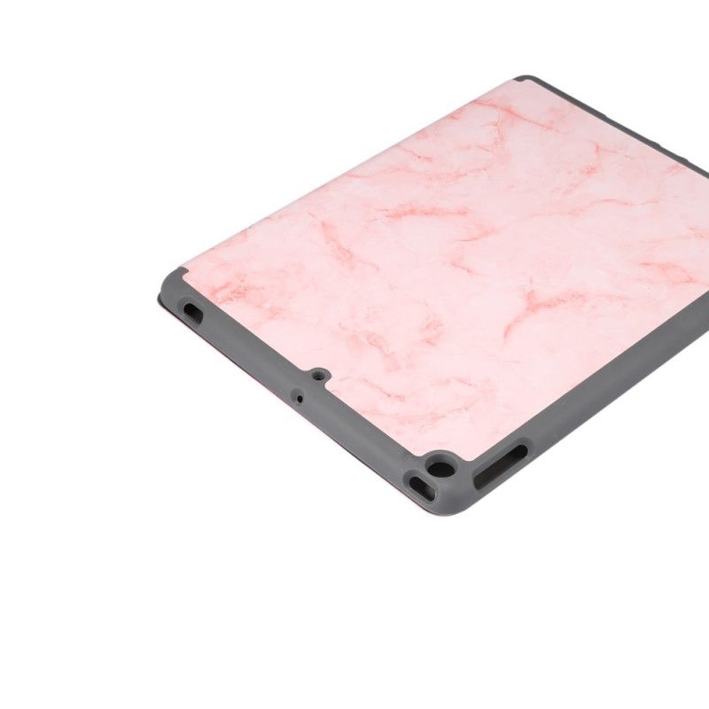 Smart Case iPad 10.2" (2019) (2020) Grijs Zwart Kunstleer Marmer