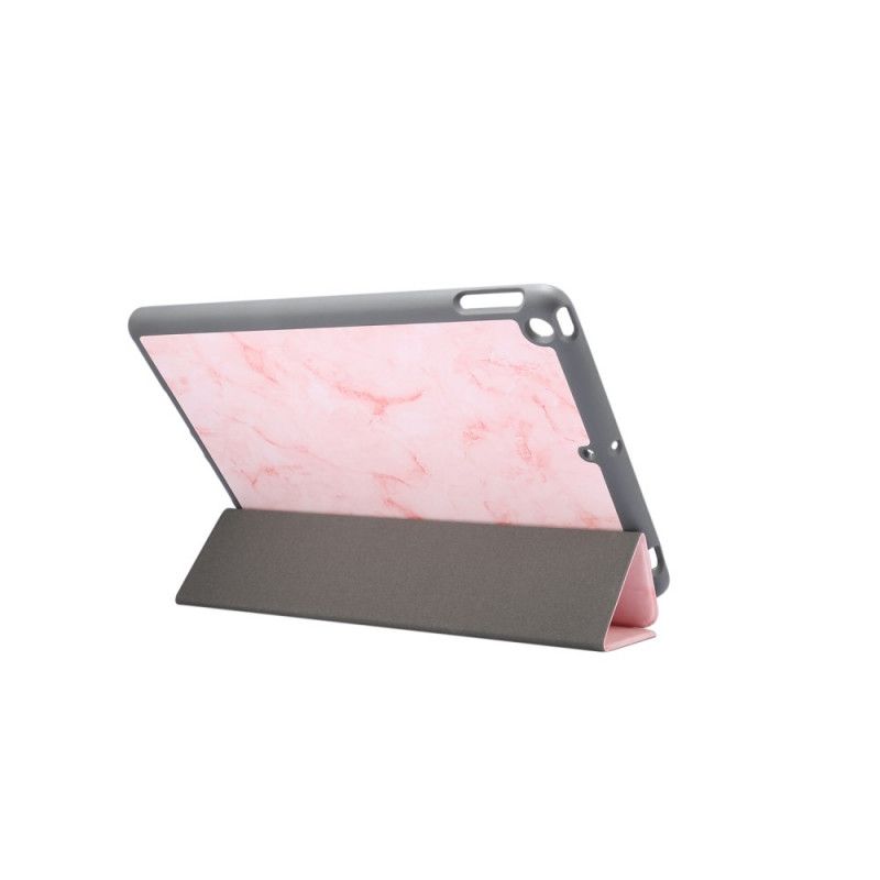 Smart Case iPad 10.2" (2019) (2020) Grijs Zwart Kunstleer Marmer