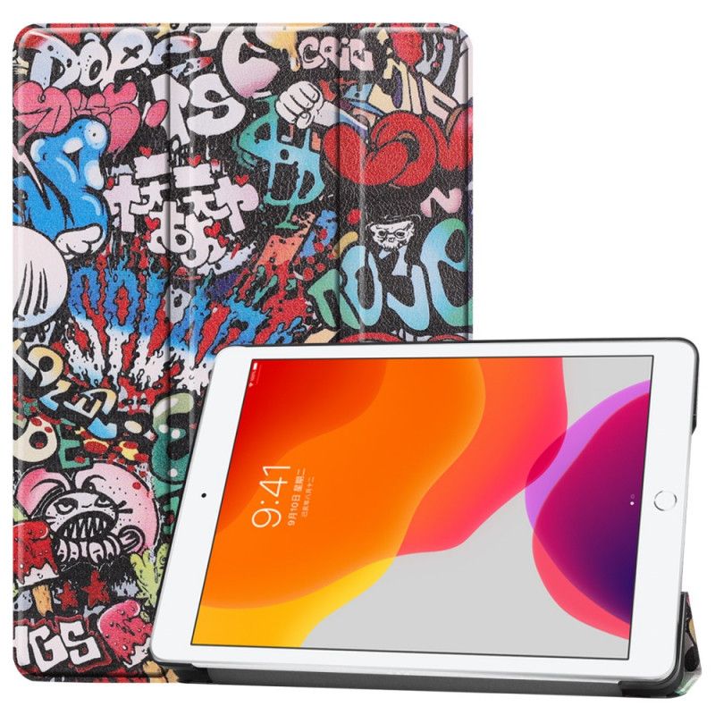 Smart Case iPad 10.2" (2019) (2020) Kunstleer Graffitiplezier