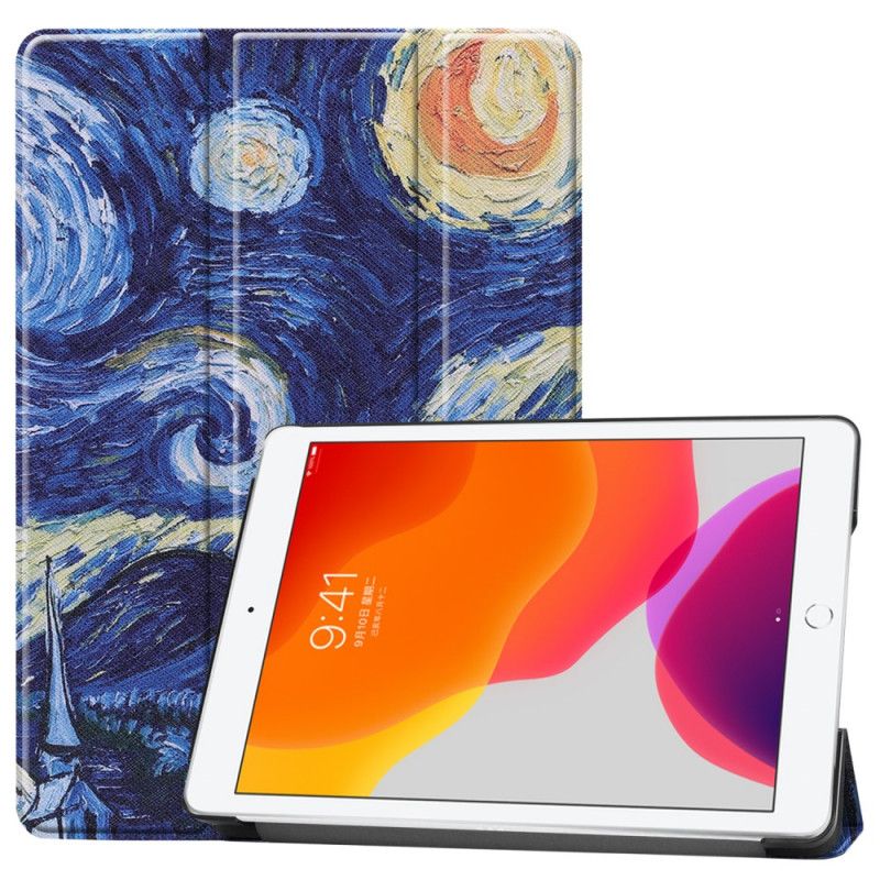 Smart Case iPad 10.2" (2019) (2020) Kunstleer Van Gogh