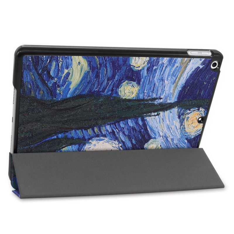 Smart Case iPad 10.2" (2019) (2020) Kunstleer Van Gogh