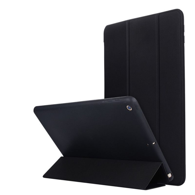 Smart Case iPad 10.2" (2019) (2020) Rood Zwart Siliconen Kunstleer