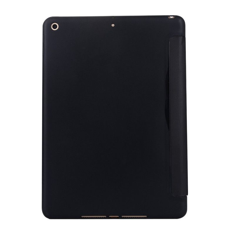 Smart Case iPad 10.2" (2019) (2020) Rood Zwart Siliconen Kunstleer