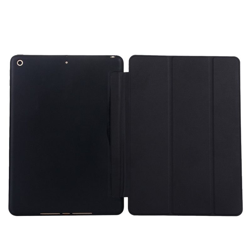 Smart Case iPad 10.2" (2019) (2020) Rood Zwart Siliconen Kunstleer