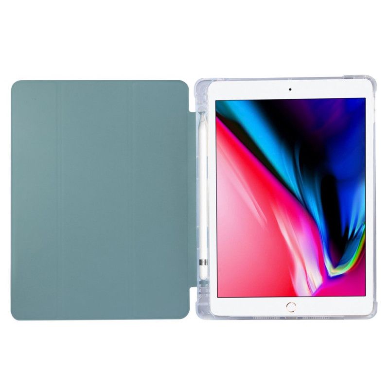 Smart Case iPad 10.2" (2019) (2020) Roze Zwart Drie Flappen Huidgevoel