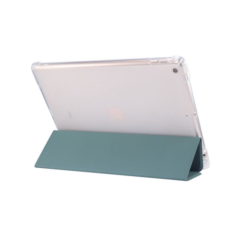 Smart Case iPad 10.2" (2019) (2020) Roze Zwart Drie Flappen Huidgevoel