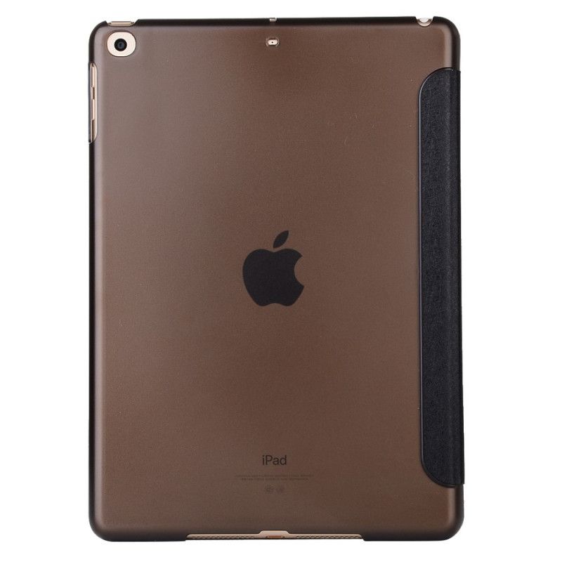 Smart Case iPad 10.2" (2019) (2020) Wit Zwart Klassiek Kunstleer