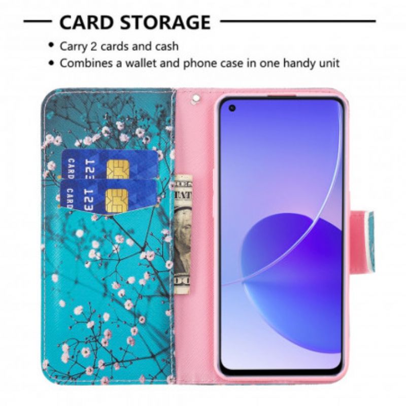 Bescherming Hoesje Oppo Reno 6 5g Bloeiende Takken